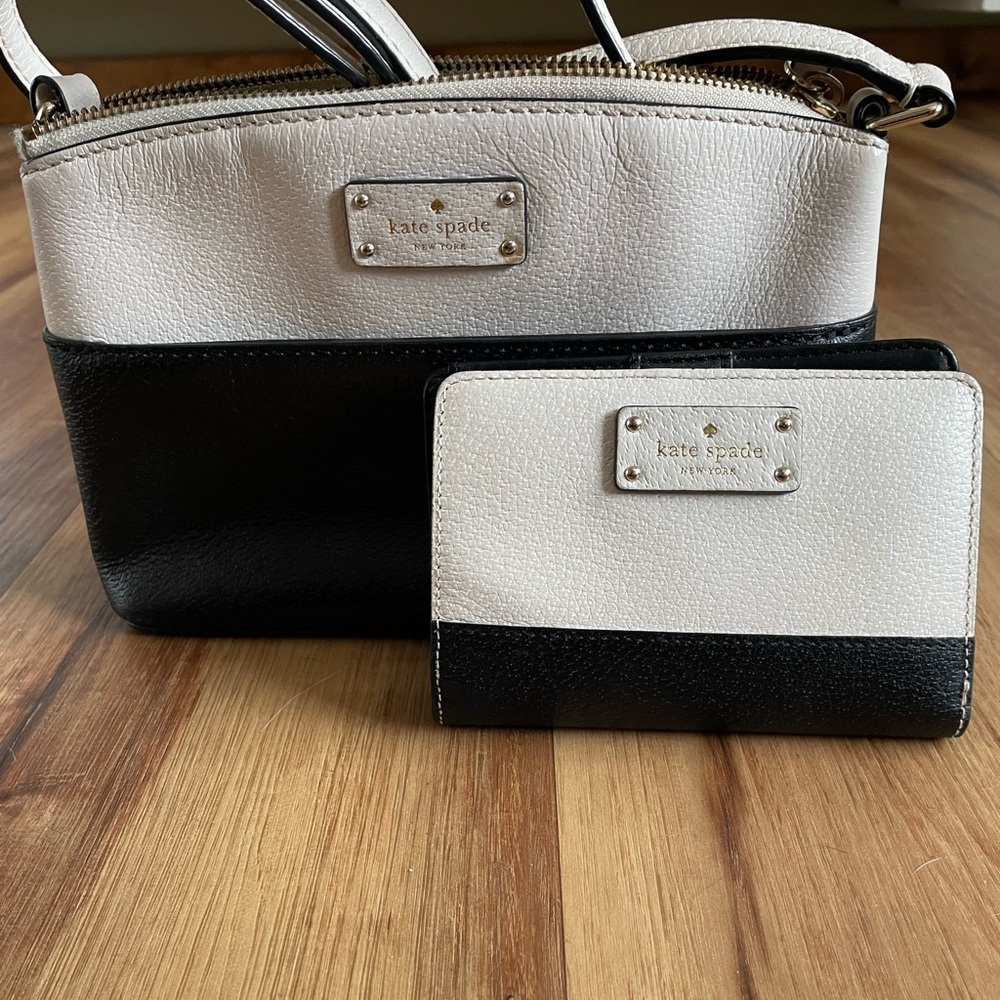 Crossbody two tone purse